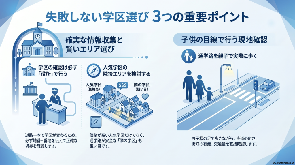 失敗しない！学区選びの重要ポイント3つ