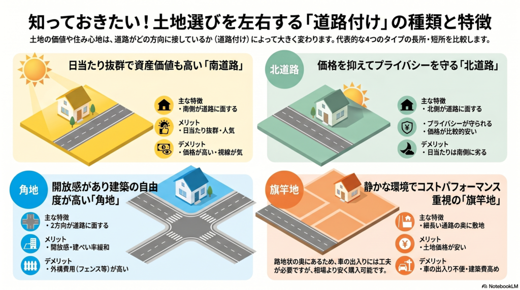 道路付けの種類と特徴

