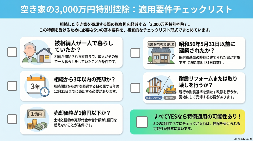 適用要件チェックリスト
