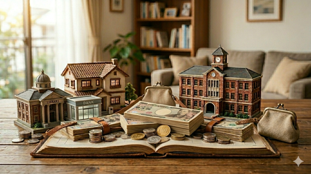 住宅と学校