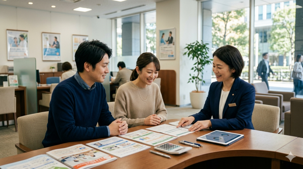 銀行での住宅ローン相談