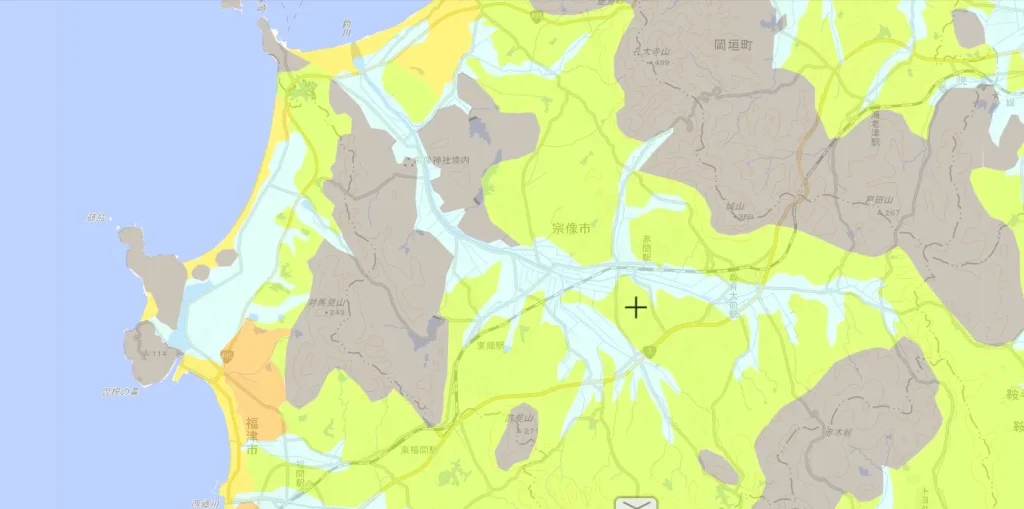 地形マップ
