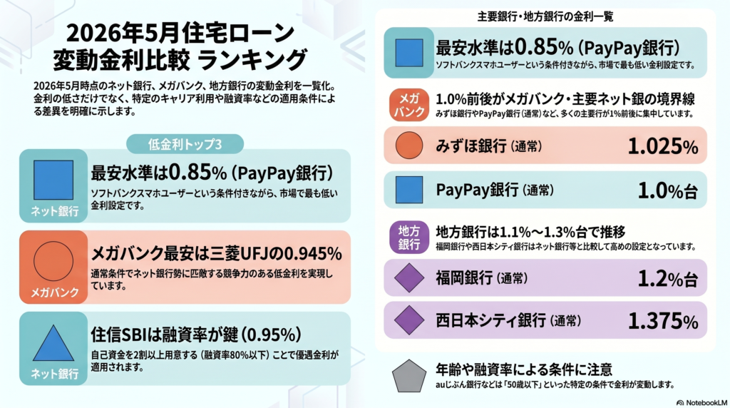 住宅ローン金利比較