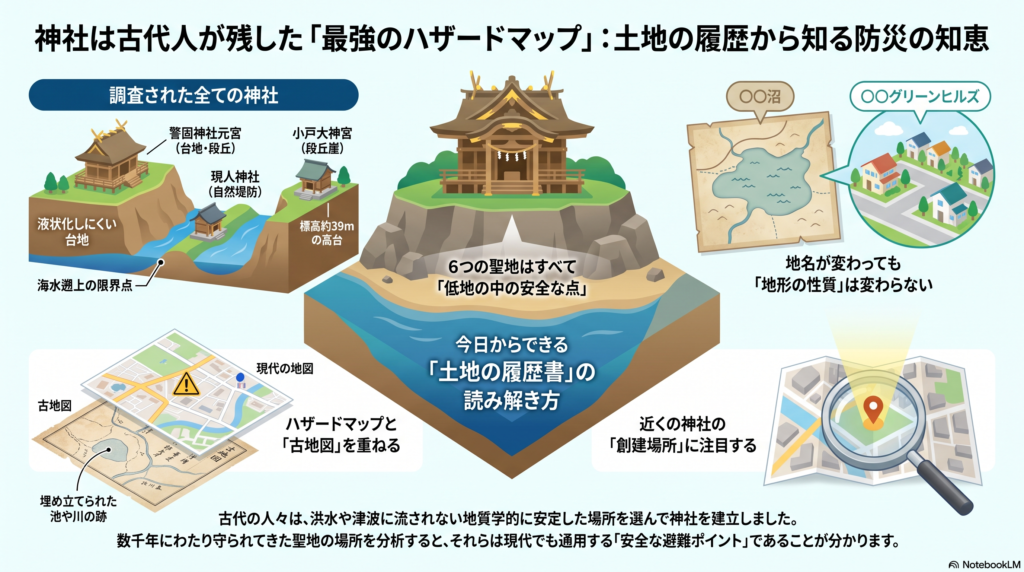 神社は最強のハザードマップ