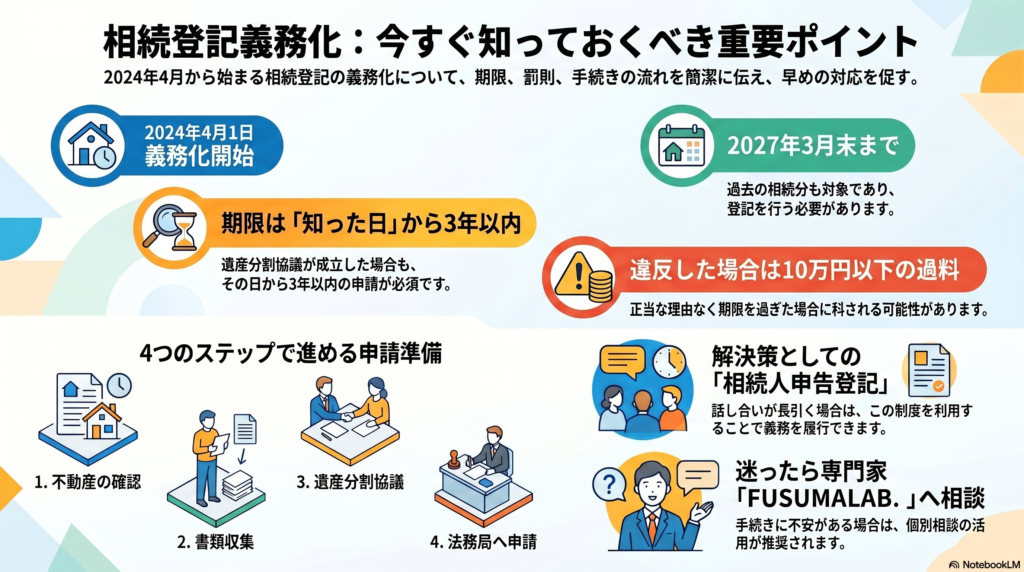 相続登記義務化のポイント