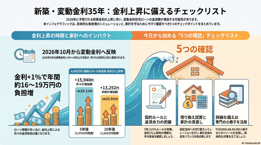 変動金利　チェックリスト
