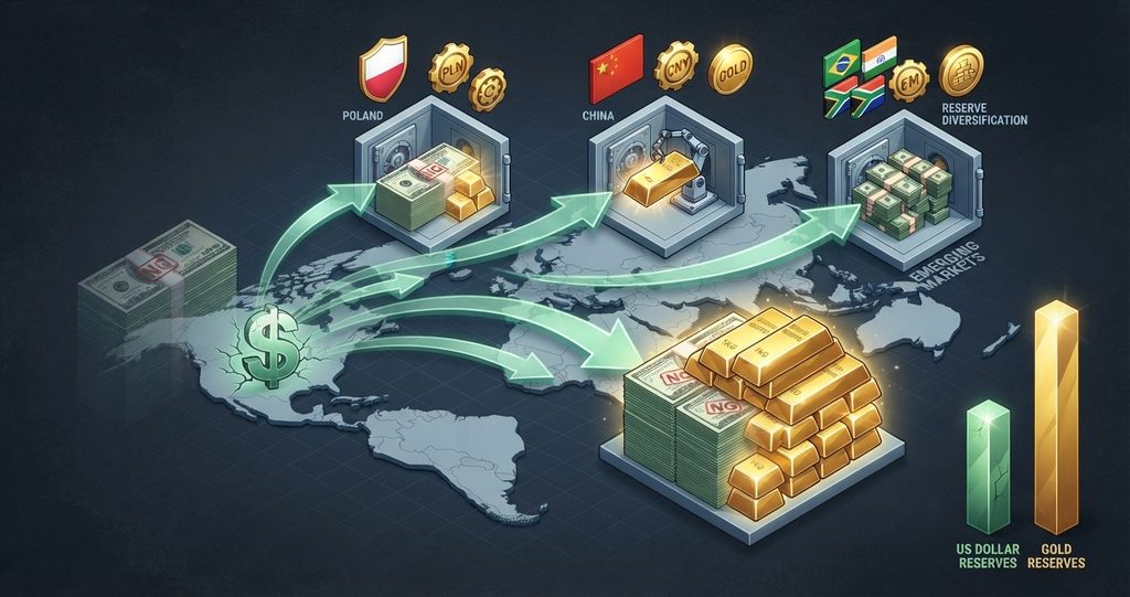 脱ドル化から金へ
