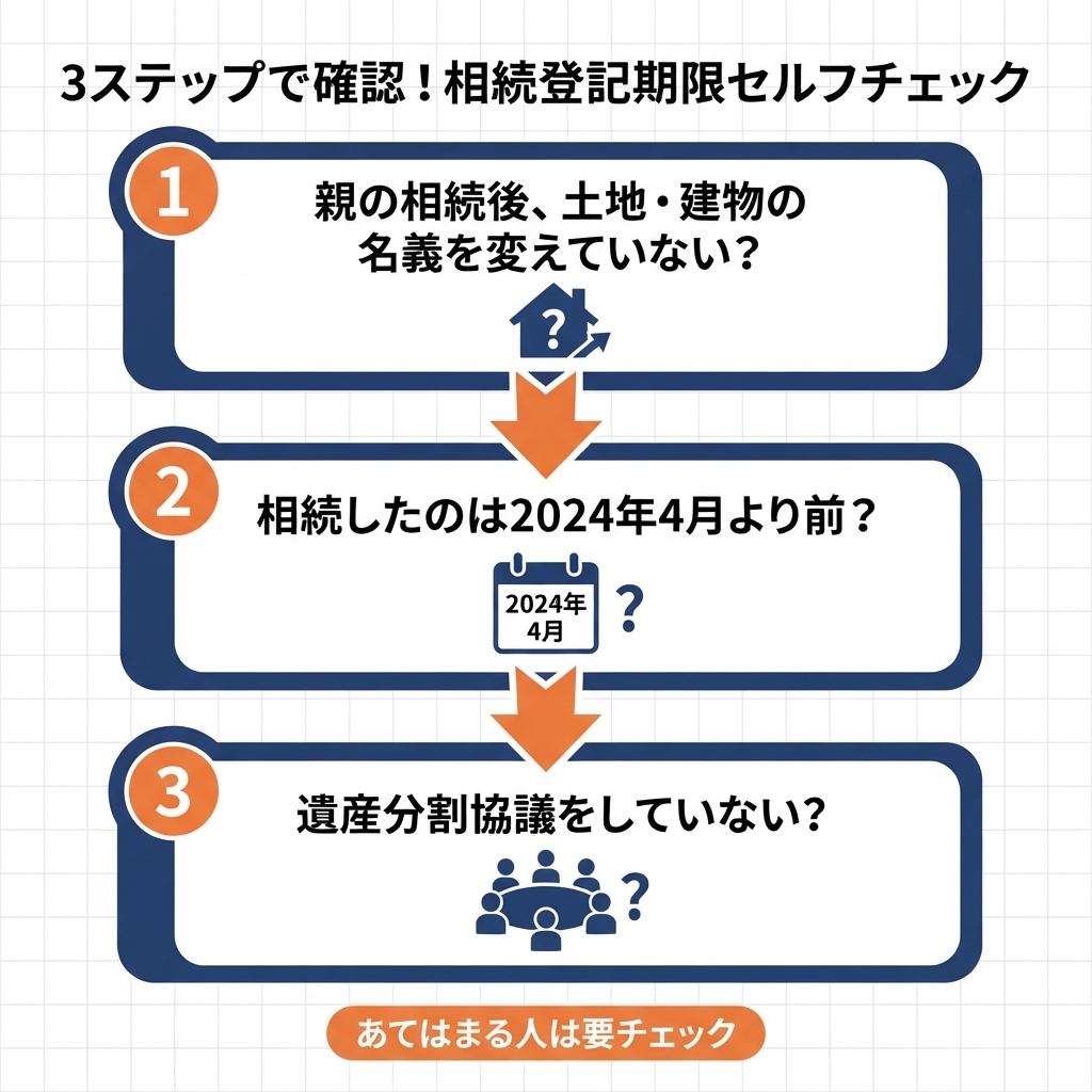 ３ステップ　相続登記