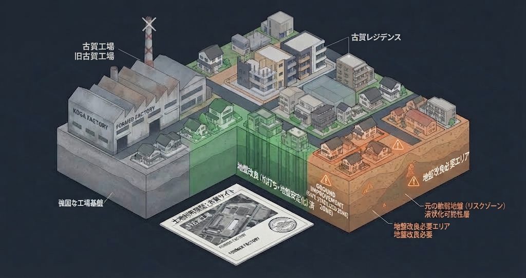 古賀市　古賀駅図解
